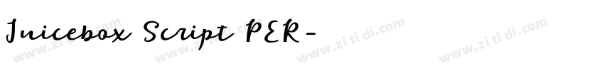 Juicebox Script PER字体转换